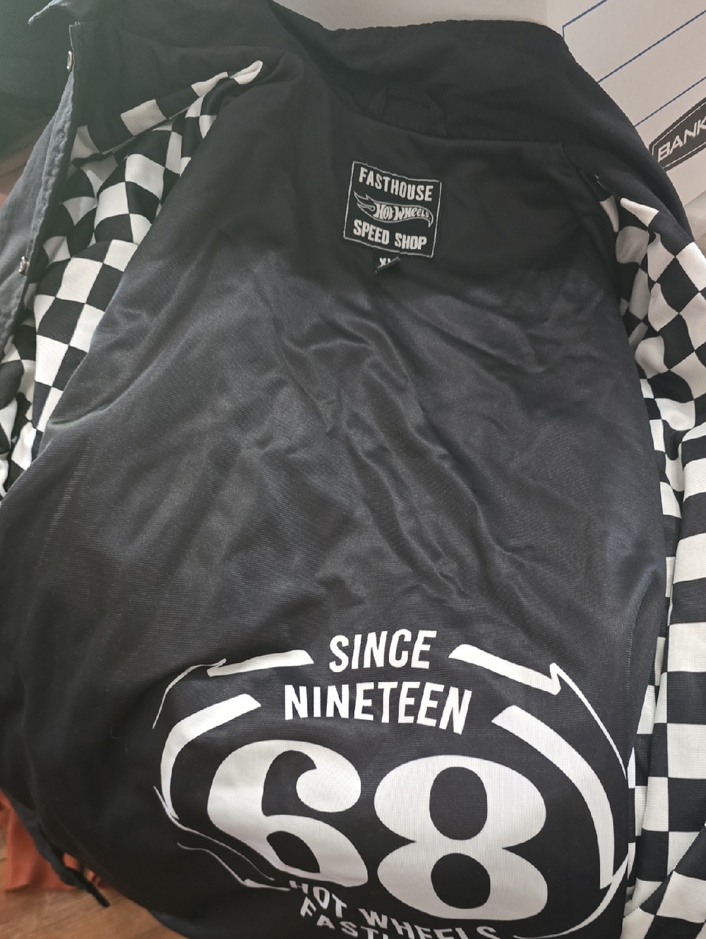 Hot Wheels x Fasthouse Black Windbreaker Jacket Xl - Picture 5 of 5